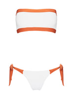 The Raika Bikini Bottom in Off-White/Páprica
