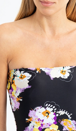 Silvia One-Piece in Hawaii Black
